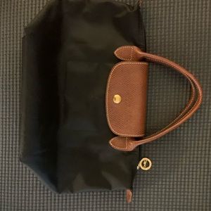 Longchamp Small Le Pliage Black Tote - Like New
